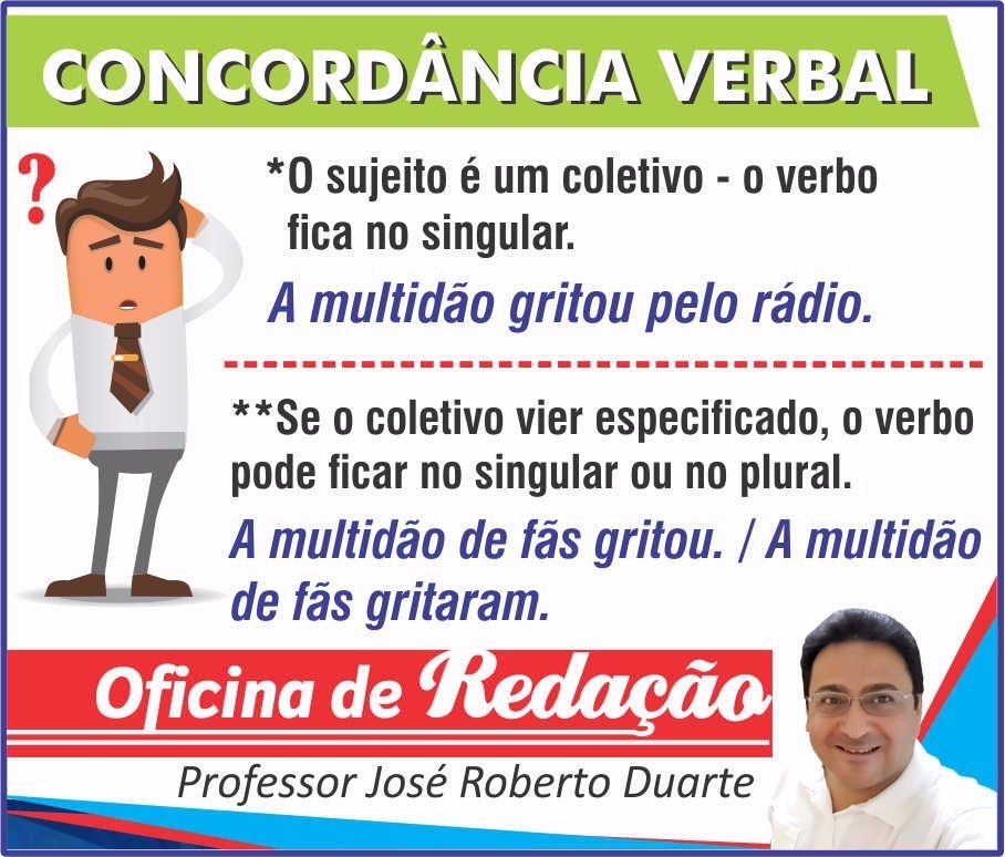 Concordância do sujeito coletivo