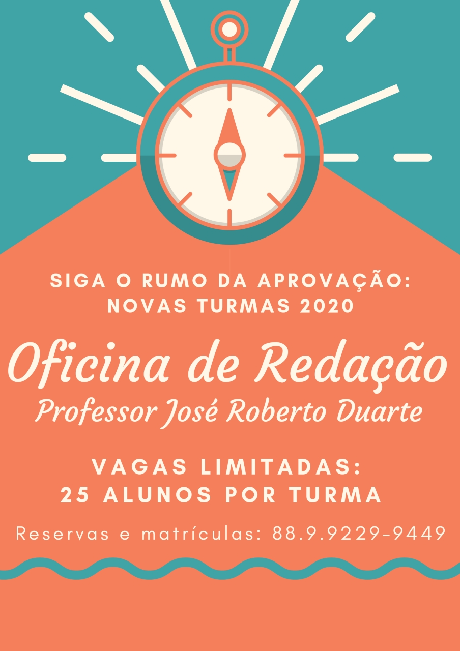 Oficina de Redação 2020: novas turmas