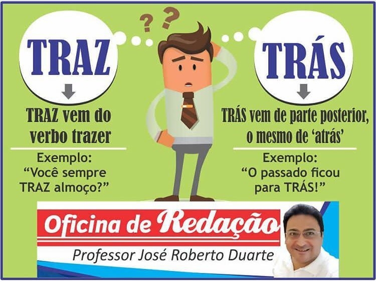 Traz ou Trás?